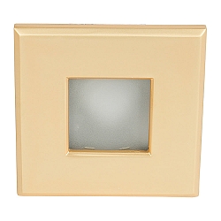 Recessed outdoor luminaire WT 50 Q, IP65 on front, � 8.6cm, GX5.3 max. 50W, matt chrome