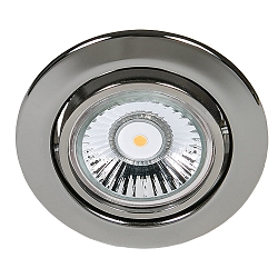 Recessed spot DOWNLIGHT C 3830, Ø 8.8cm, swiveling, black chrome