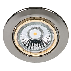 Recessed spot DOWNLIGHT C 3830, Ø 8.8cm, swiveling, black chrome