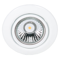 Recessed spot DOWNLIGHT C 3830, Ø 8.8cm, swiveling, white