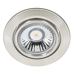 Recessed spot DOWNLIGHT C 3830, Ø 8.8cm, swiveling, stainless steel