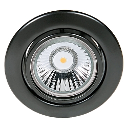 Recessed spot DOWNLIGHT C 3830, Ø 8.8cm, swiveling, black