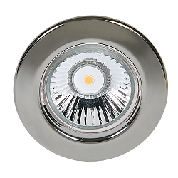 Recessed spot DOWNLIGHT C 1830, Ø 8cm, fixed optics, black chrome