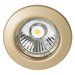 Recessed spot DOWNLIGHT C 1830, Ø 8cm, fixed optics, matt gold