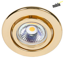 Recessed spot DOWNLIGHT C 3840,  7cm, GZ4, swiveling, 24 carat gold-plated