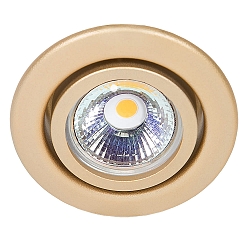 Recessed spot DOWNLIGHT C 3840, Ø 7cm, swiveling, gold