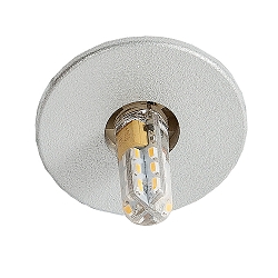 Plafonnier encastré C 392 G4 IP20, titane gradable