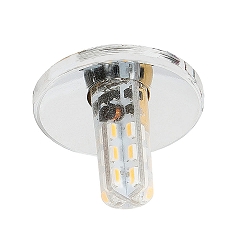 Plafonnier encastr� C 411 G4 IP20, chrome gradable