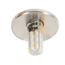 Plafonnier encastr� C 411 G4 IP20, acier inoxydable gradable