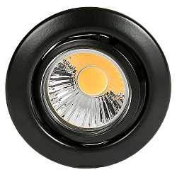 Recessed spot DOWNLIGHT D 3830, Ø 8.8cm, swiveling, black