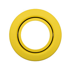 Plafonnier encastr� D 3830 ORGANIC ZINC YELLOW pivotant, sans monture IP20, jaune gradable