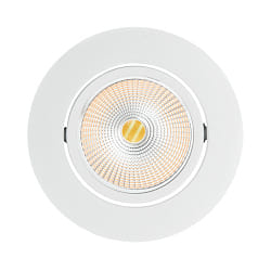 Downlight 5068 ECO FLAT SCCT 38° DIM C rond, pivotant, CCT Switch IP40
