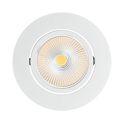Downlight 5068 ECO FLAT rond, dimmable IP40, chromé mat gradable