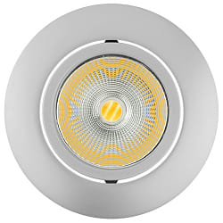 Downlight 5068 ECO FLAT SCCT 38° DIM C rond, pivotant, CCT Switch IP40, chromé mat gradable