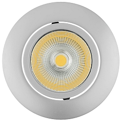Downlight 5068 ECO FLAT rond, dimmable IP40, chromé mat gradable