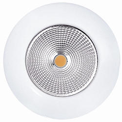 Downlight 5068 ECO FLAT rond, dimmable IP44, blanc mat gradable