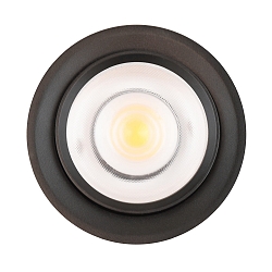 Spot 9W DS rond IP20, noir mat gradable