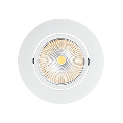 Lumi�re encastr�e 5068 ECO FLAT BIO dimmable IP40, d�gager, blanc mat gradable 8W 530lm 5000K CRI 97