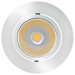 Lumi�re encastr�e 5068 ECO FLAT BIO dimmable IP40, chrome, d�gager gradable 8W 530lm 4000K CRI 97