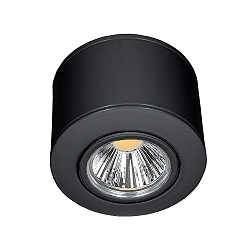 Spot 5068 ECO DOB rond IP40, noir mat gradable