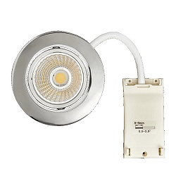 Spot 5068 ECO DOB rond IP40, chrome gradable