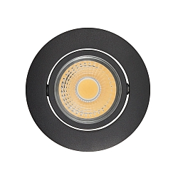 Downlight A 5068 T FLAT BIO dimmable IP40, d�gager, noir mat gradable
