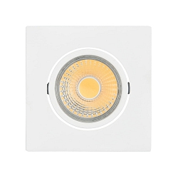 Downlight A 5068Q T FLAT BIO dimmable IP40, d�gager, blanc mat gradable