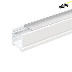 Aluminum U-Profile 4 TP, 200cm, for LED Strips up to 1.3cm width, matt white