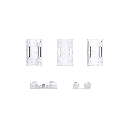 Connecteur lot de 5, transparent