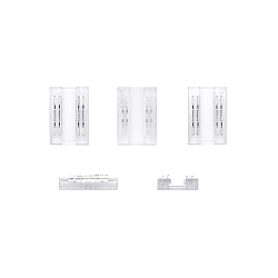Connecteur lot de 5, transparent