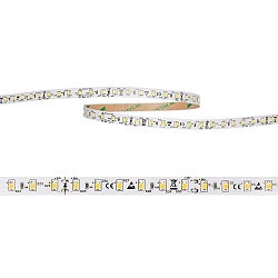 Bande lumineuse LED SMD 2835 dimmable IP20, blanc mat gradable