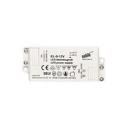 Bloc d'alimentation EL-9-12V, blanche
