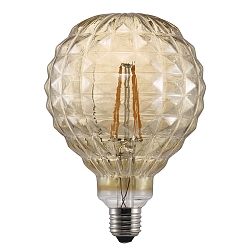 Ampoules décoratives à filament AVRA SQUARE E27 2W 140lm 2200K 360° CRI 80 , ambre 