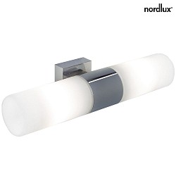 Nordlux Wall luminaire TANGENS Mirror light, 2 flames, E14, IP44, chrome