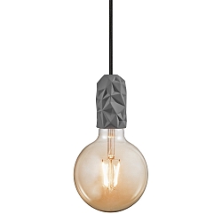 Luminaire � suspension HANG E27 IP20, gris, mat, noir  
