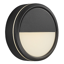 Luminaire mural d'ext�rieur AVA SMART LIGHT rond, programmable IP54, noir mat gradable