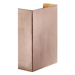 LED Wall luminaire FOLD 10 LED Outdoor luminaire, 2x 3,5W, 3000K, up to 2x 250lm, IP54, copper