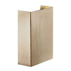 LED Wall luminaire FOLD 10 LED Outdoor luminaire, 2x 3,5W, 3000K, up to 2x 250lm, IP54, brass