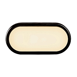 LED Outdoor Wall luminaire CUBA ENERGY OVAL, 6,5W, 3000K, IP54, black
