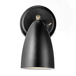 Luminaire mural NEXUS 2.0 GU10 IP20, noir , noir mat 