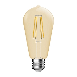 Ampoule LED DECO CLASSIC EDISON E27 5,4W 380lm 2500K 360° CRI 80 gradable, or gradable