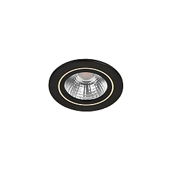 Downlight ALEC rond IP20/44, noir  