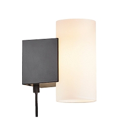 wall luminaire MONA IP20, black, white dimmable