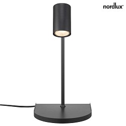 Lampe de table CODY GU10 IP20 mat, noir , blanche