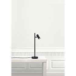 Lampe de table OMARI IP20, mat, noir 