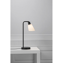 Table lamp MOLLI, E14, black/opal