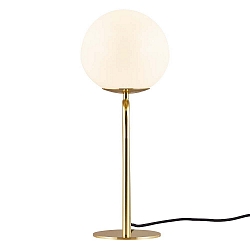 Lampe de table SHAPES E27 IP20 scintillant, laiton, noir
