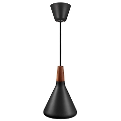 Luminaire à suspension NORI 18 E27 IP20 scintillant, noir , blanche