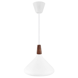 Luminaire à suspension NORI 27 E27 IP20, scintillant, noir , blanche gradable