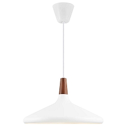 Luminaire à suspension NORI 39 E27 IP20, blanche gradable